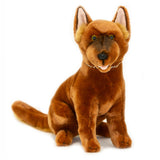 FAIRE: FurTastic Friends by Bocchetta Plush Toys Stuffed Animals Red Australian Kelpie Dog Handmade Realistic Eco-friendly 11"