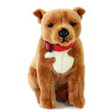 Red Staffordshire Plush Dog by Bocchetta