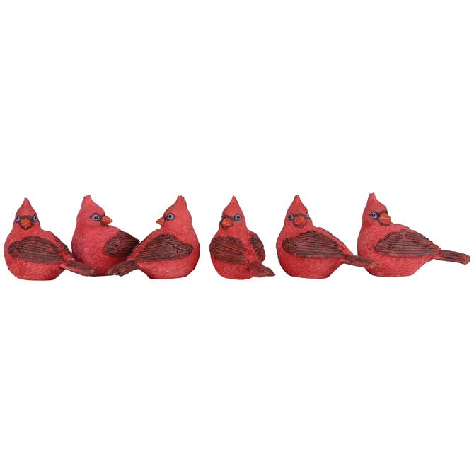 FAIRE - Gift & Garden by Carson Figurines Mini Cardinal Figurines Songbird Classics*