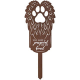 FAIRE - Gift & Garden by Carson Pet Supplies "Pawprint On My Heart" Memorial Garden Stake*