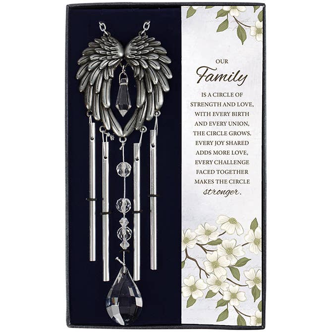 FAIRE - Gift & Garden by Carson Wind Chimes "Family Circle" Gift Boxed Wind Chime*