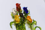 FAIRE - Glass by Inezz Decor Roses Handblown Glass Rose Buds