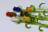 FAIRE - Glass by Inezz Decor Roses Handblown Glass Rose Buds