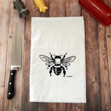 FAIRE-greenbee tea towels Kitchen Honey Bee Honey Bee & Wildflower Kitchen Towels: Cute gifts, made in the USA!