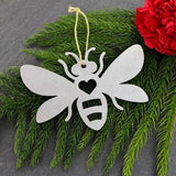 FAIRE - Iron Maid CHRISTMAS Bee Butterfly, Bee, Dragonfly Metal Ornaments *