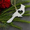 FAIRE - Iron Maid Decor Cardinal Bird Metal Ornaments:  Cardinal, Owl, Hummingbird, Loon *