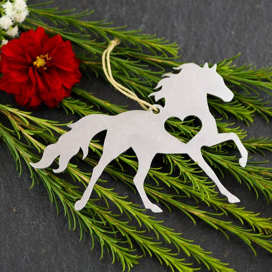 FAIRE - Iron Maid Decor Horse Donkey & Horse Metal Ornaments *