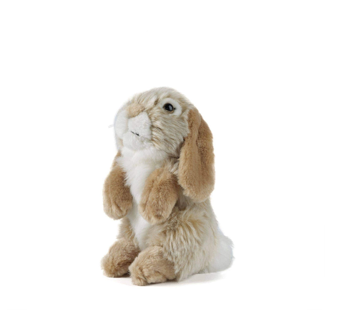 FAIRE: LIVING NATURE Plush Animals Lop Eared Rabbit-Sitting Brown Plush Bunny Toy