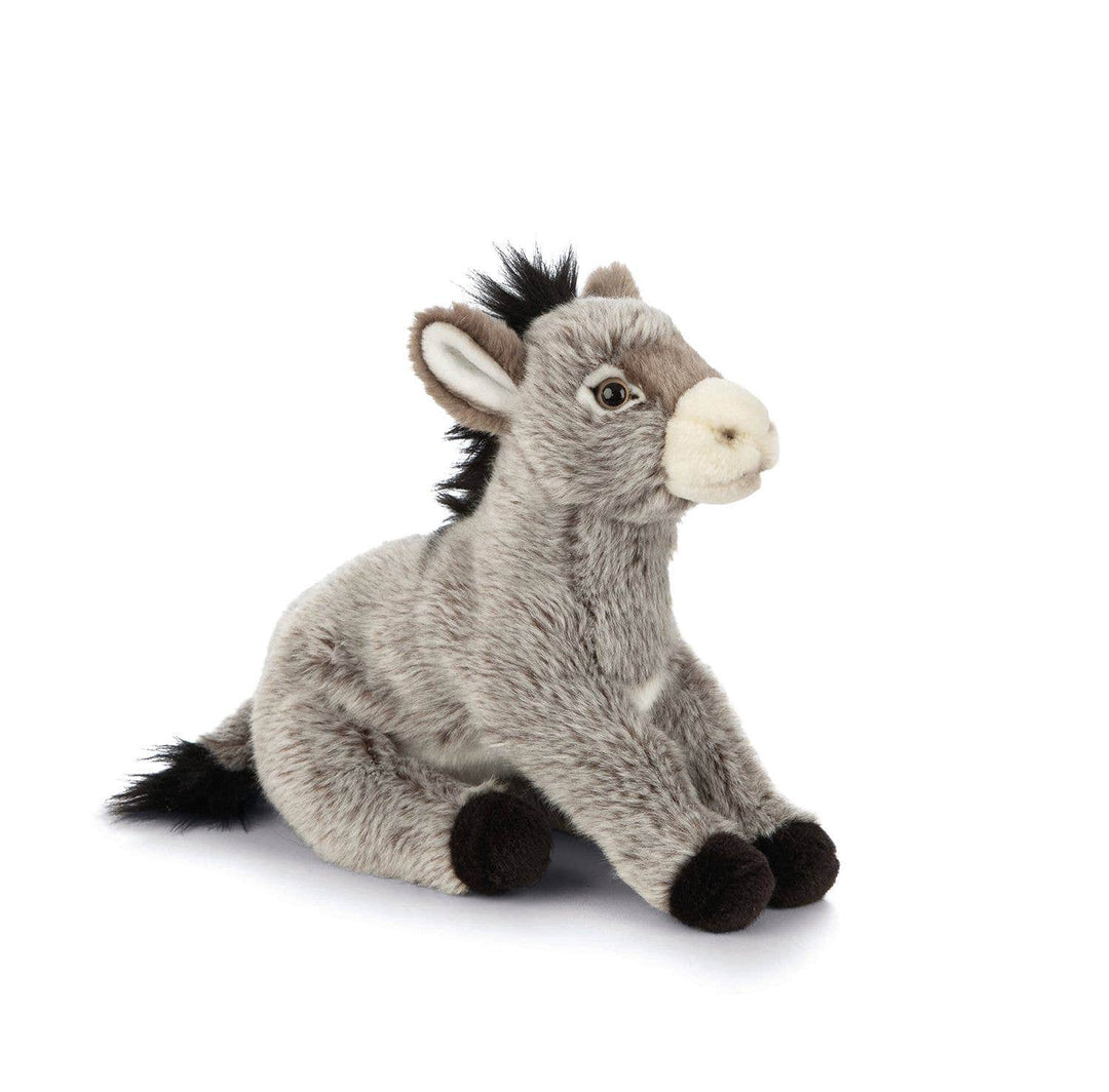 FAIRE: LIVING NATURE Plush Animals Plush Sitting Donkey Stuffed Animal Toy