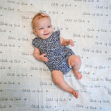 Faire-LollyBanks swaddle blanket christian Child of God Baby Swaddle Blanket by Lolly Banks