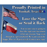 Faire-Lone Star Art Novelty Signs Dogs in Yard Sign for Pet Owners -Made in the USA Metal Sign