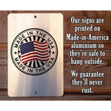 Faire-Lone Star Art Novelty Signs Dogs in Yard Sign for Pet Owners -Made in the USA Metal Sign