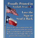 Faire-Lone Star Art Novelty Signs Property Protected By Mini Pig - Made in the USA Metal Sign