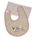 Farm Friends Gift Boxed Bib & Burp Set by Maison Chic