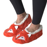 Faire: Oooh Yeah Socks/Sock It Up/Oooh Geez Slippers Slippers Foxy | Women's Funny Fluffy Animal House Cute Slippers