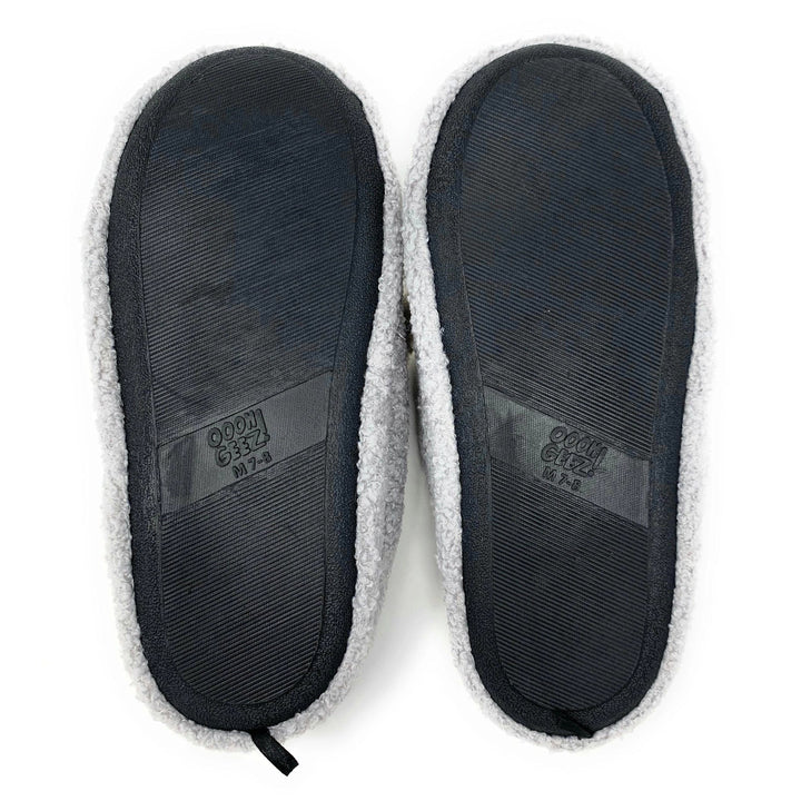 Faire: Oooh Yeah Socks/Sock It Up/Oooh Geez Slippers Slippers Med Raccoon | Women's Funny Fluffy House Sherpa Animal Slippers