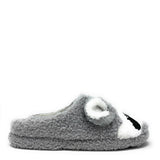 Faire: Oooh Yeah Socks/Sock It Up/Oooh Geez Slippers Slippers Med Raccoon | Women's Funny Fluffy House Sherpa Animal Slippers