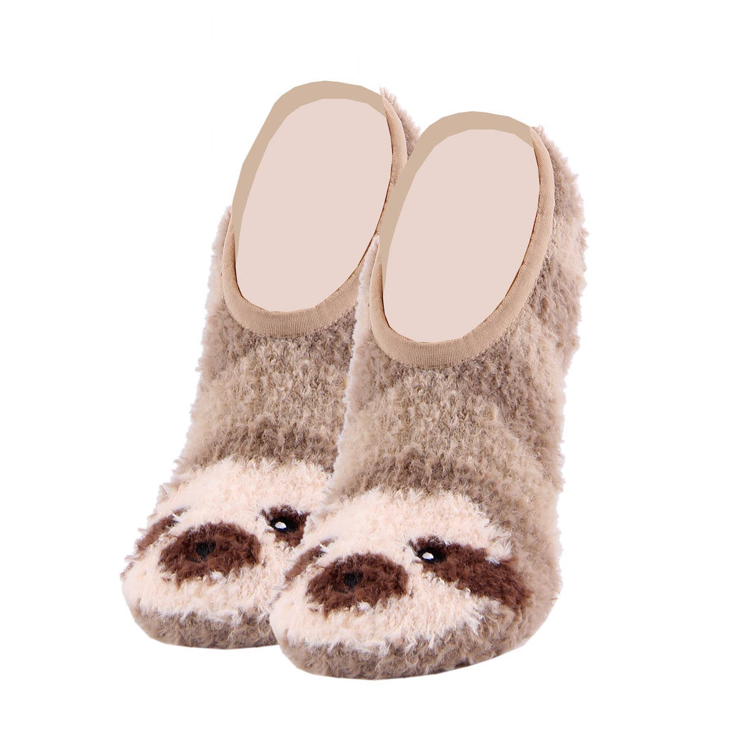 Faire: Oooh Yeah Socks/Sock It Up/Oooh Geez Slippers Slippers Sloth Fuzzy Footie Socks Women's Funny Fluffy House Slippers Socks