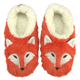 Faire: Oooh Yeah Socks/Sock It Up/Oooh Geez Slippers Slippers Small Foxy | Women's Funny Fluffy Animal House Cute Slippers