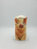 Faire-simply imperfected Candles Pig Candle Farm Animal Candles Handmade in England