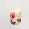 Faire- Simply Imperfections Candles Medium Butterfly Candle Handmade Decorated Candles by Simply Imperfected