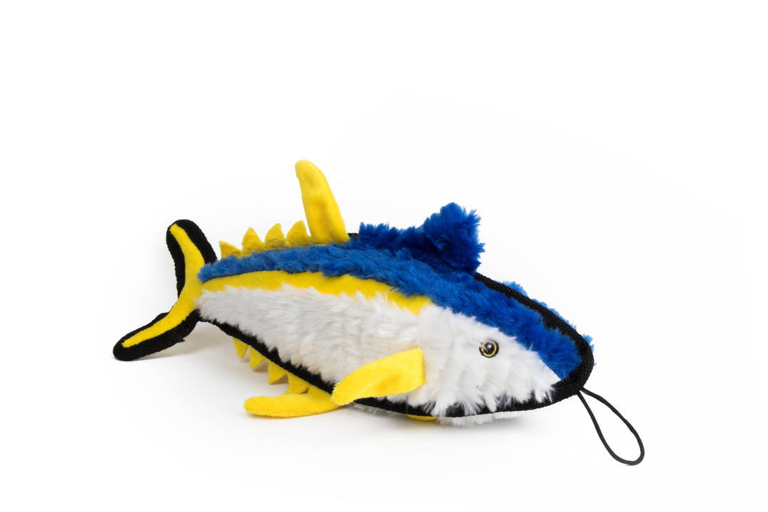 FAIRE - Steel Dog LLC Animals & Pet Supplies Ruffian Yellow Fin Tuna Tough Dog Toy *