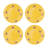 Faire-Supreme Housewares Plates SET of 4 Beehive Melamine 6" Plate