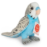 Faire-Teddy Hermann plush budgie Blue Blue or Green Budgie 13 cm Teddy Hermann Plush Realistic Parakeet