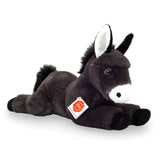 Plush Floppy Donkey Lying 34 cm - Plush Super Soft Toy by Teddy Hermann