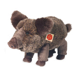 Faire-Teddy Hermann Plush wild boar European Wild Boar 30 cm Fluffy Plush Animal by Teddy Hermann