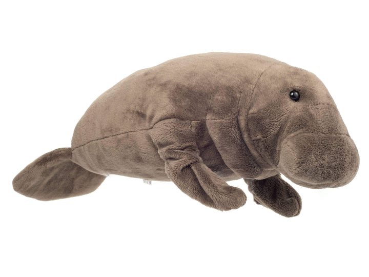 Faire-Teddy Hermann Realistic Plush Stuffed Manatee 40 cm - Eco-Friendly by Teddy Hermann