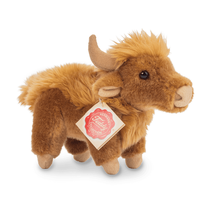 Faire-Teddy Hermann stuffed cow Plush Cute Highland Cow Standing 17 cm by Teddy Hermann