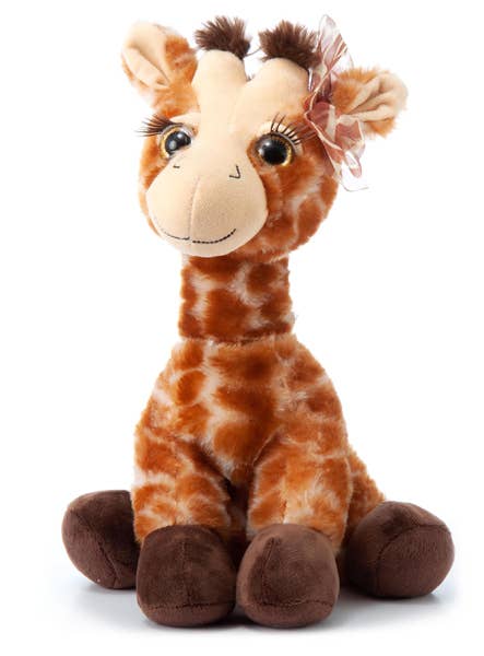 Faire: The Petting Zoo Plush Animals Lash'z Big Eye Plush Giraffe