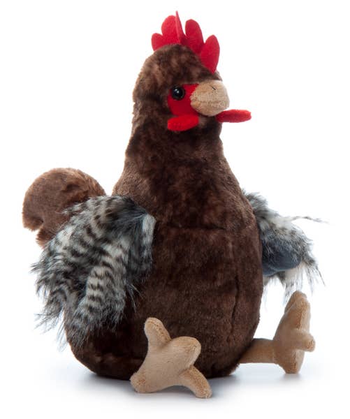 Faire: The Petting Zoo Plush Animals Plush Chicken Eco Friendly Wild Onez 12"