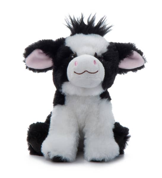 Faire: The Petting Zoo Plush Animals Plush Recycled 6" Stuffed Cow