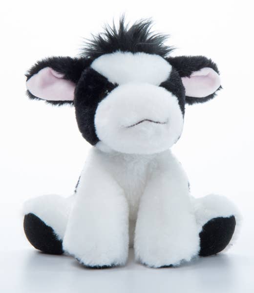 Faire: The Petting Zoo plush pet toy Super Soft Plush 8" Cow