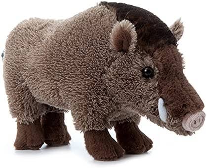 Faire: The Petting Zoo Stuffed Animals Wild Boar Plush Animal 12"  Recycled Plastic Bottles!