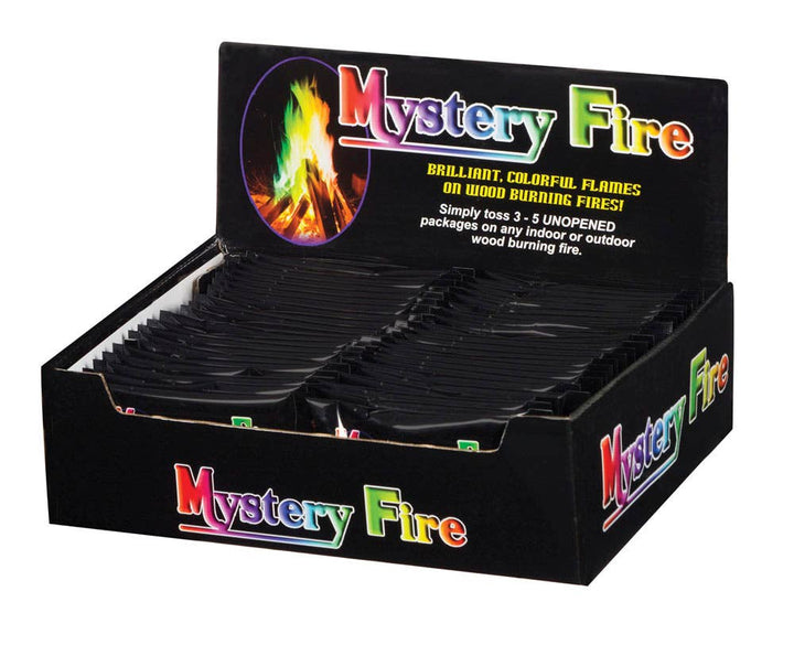 Faire: Toysmith campfire fun Mystery Fire Colorful Flames for Fireplaces, Outdoors, Camping, Bonfires