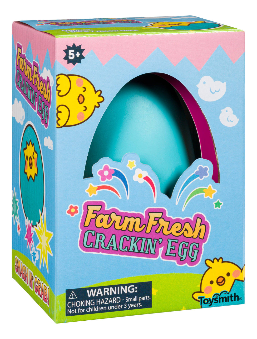 Faire: Toysmith crackin egg chick toy Blue Crackin Egg-Easter Toy-Hatch a Cute Yellow Chick by Farm Fresh