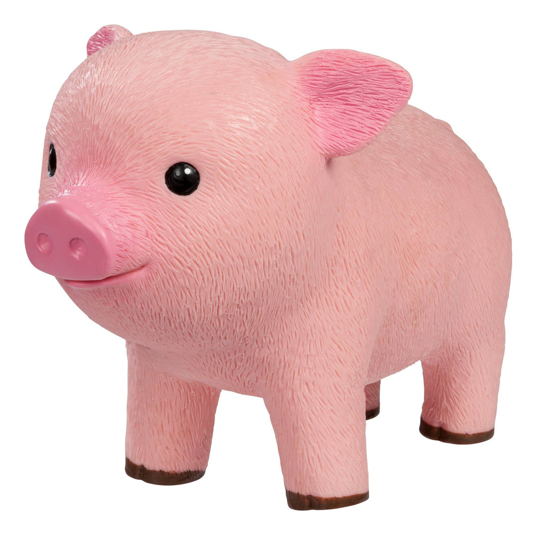 Faire: Toysmith pink piggy toy Pink Pig Farm Fresh Epic Farm Animals Piglet Large Squeezable Toy