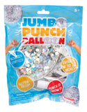 Faire: Toysmith Punch Ball Balloon Glittery Silver Glittery Jumbo 22" Punch Balloon, (Red, Blue, Silver)