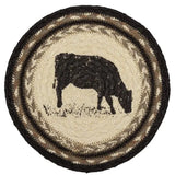 faire-vhc brands Farm Jute Trivets Cow Pig, Chicken, or Cow Jute Farmhouse Trivets Country Charm