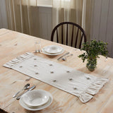 FAIRE - VHC Brands Table Runners Embroidered Country Bee Table Runners & Placemats