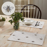 FAIRE - VHC Brands Table Runners Embroidered Country Bee Table Runners & Placemats