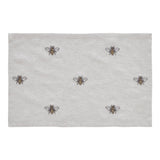 FAIRE - VHC Brands Table Runners Embroidered Country Bee Table Runners & Placemats