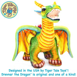 FAIRE: VIAHART Toy Co. Plush Animals Drevnar The Dragon | BIG 29 Inch Stuffed Animal Plush - Dragon Plush Toy for Kids