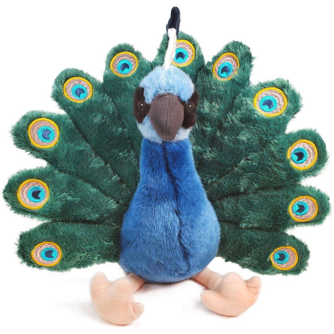 FAIRE: VIAHART Toy Co. Plush Animals Pakhi The Peacock | 11 Inch Stuffed Animal Plush - Peacock Plush Toy for Kids