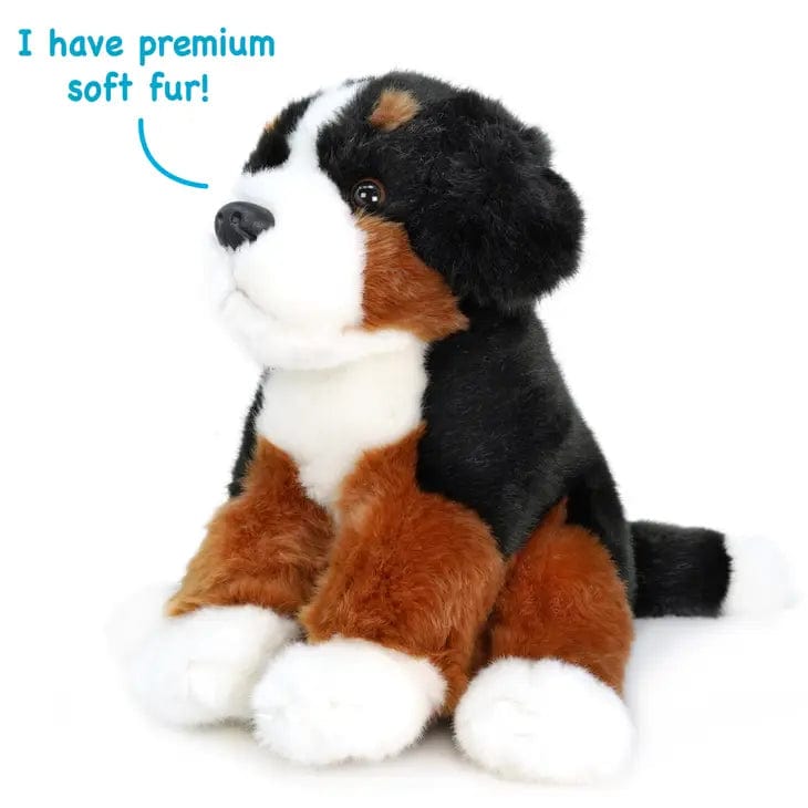 FAIRE: VIAHART Toy Co. Plush Animals Plush Bernese Mountain Dog 12.5 Inch Stuffed Dog Plush Toy