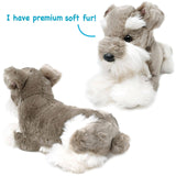 FAIRE: VIAHART Toy Co. Plush Animals Siegfried The Schnauzer | 7 Inch Stuffed Animal Plush - Dog Plush Toy for Kids