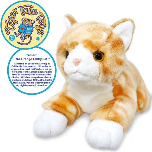 FAIRE: VIAHART Toy Co. Plush Animals Tamarr the Orange Tabby Cat | 10 Inch Stuffed Animal Plush